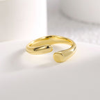 side view of the asymmetric rounded tips on the bypass ring