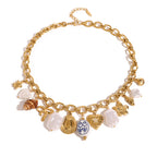 Gold-Tone Coastal Charm Stainless Steel Necklace — wholesale view 4
