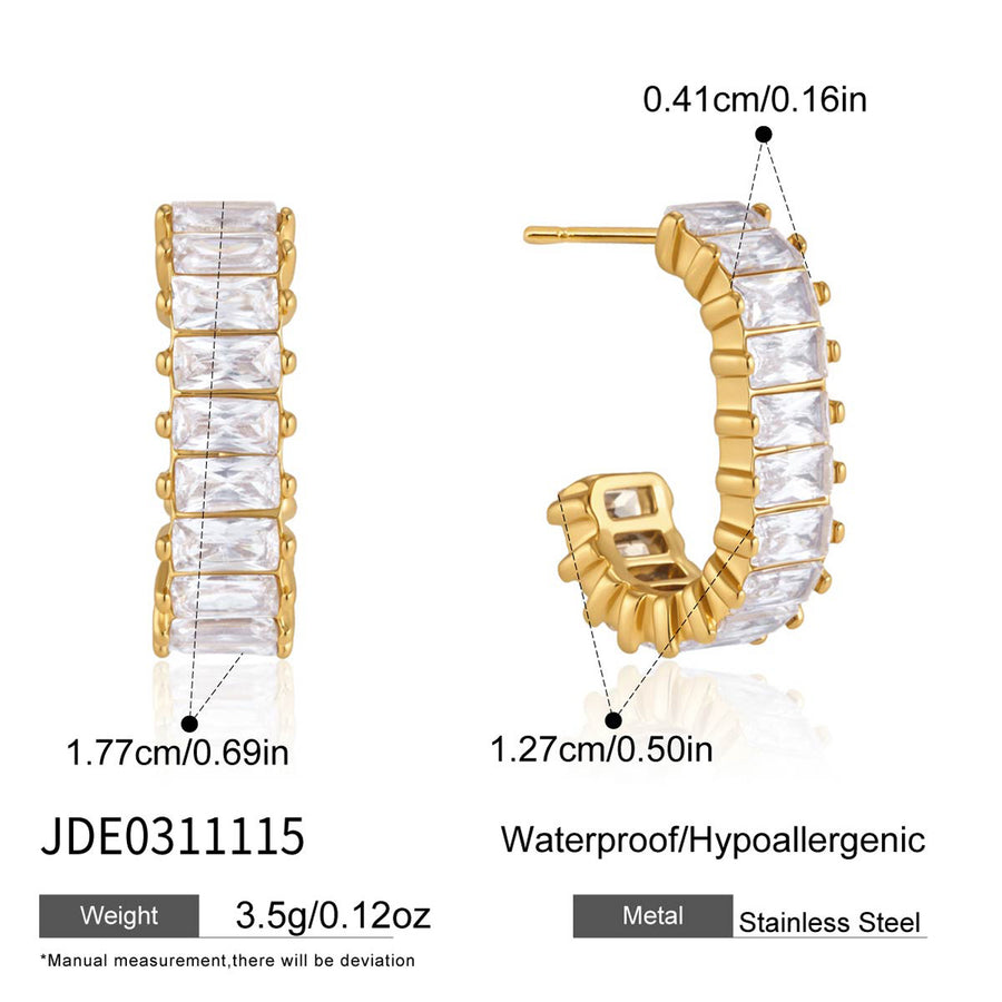 Stainless steel zirconia hoop measurement chart