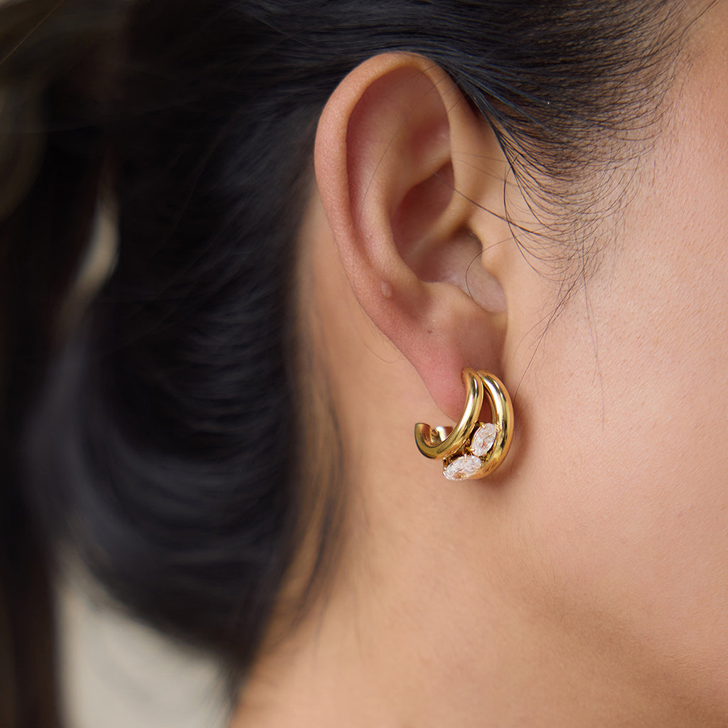 Polished double curves and zirconia on a model