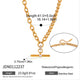 T-bar necklace length and chain detail