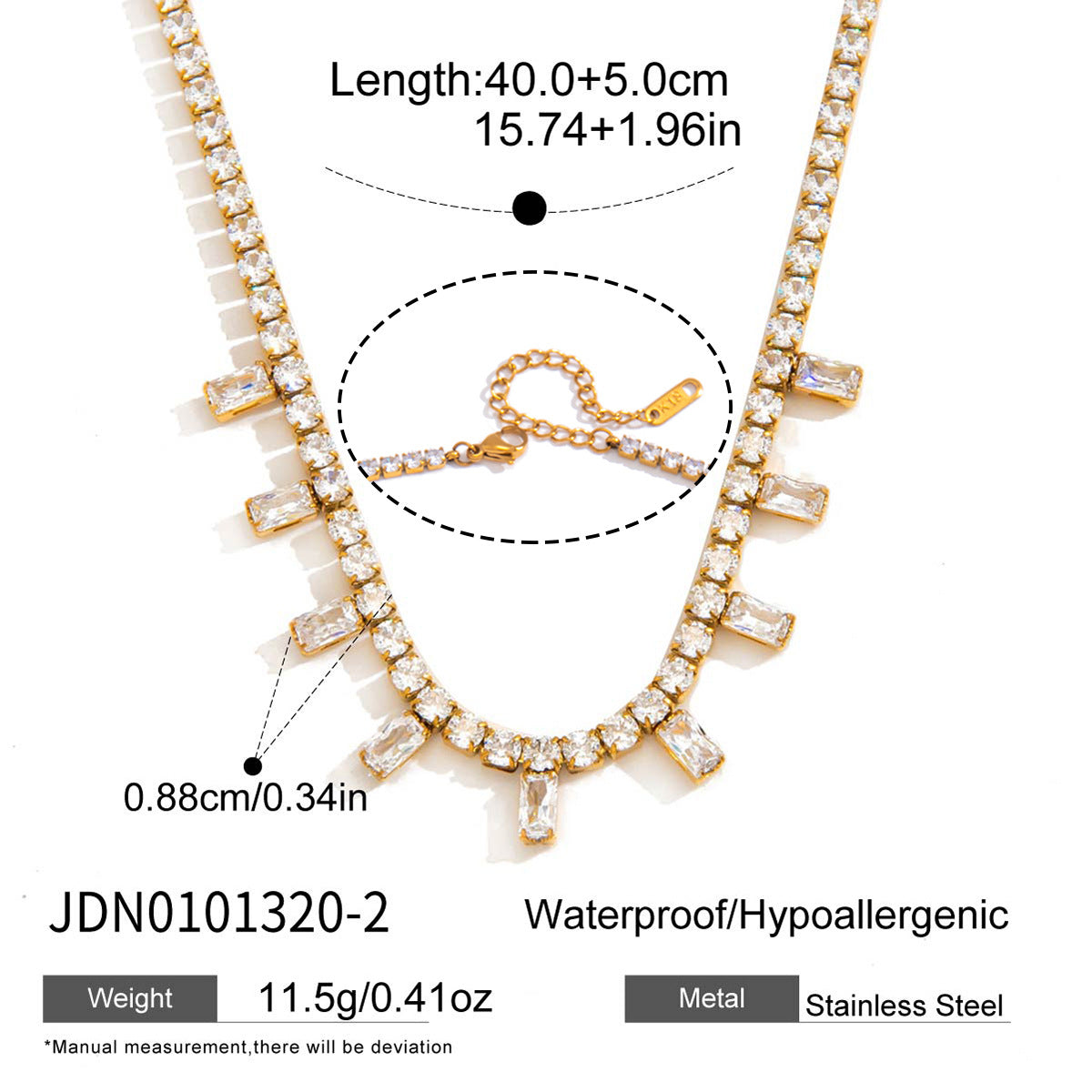 Second fringe pattern with measurement guide