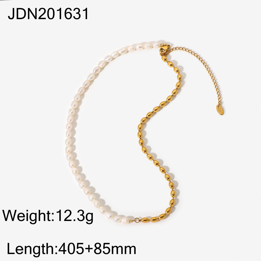 Bead necklace length and extension measurements