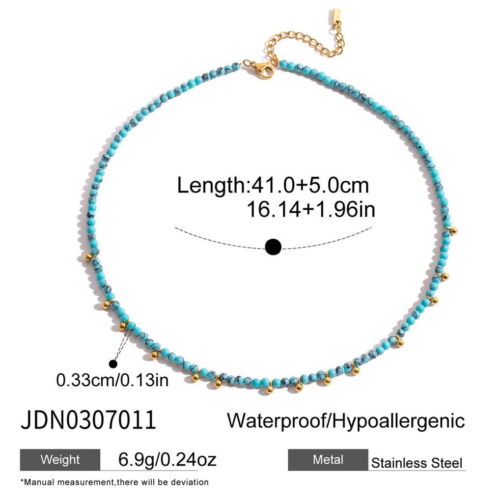 Gold-Tone Evil Eye Stainless Steel Necklace and Earring Collection additional style reference
