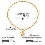 Heart pendant charm necklace dimensions