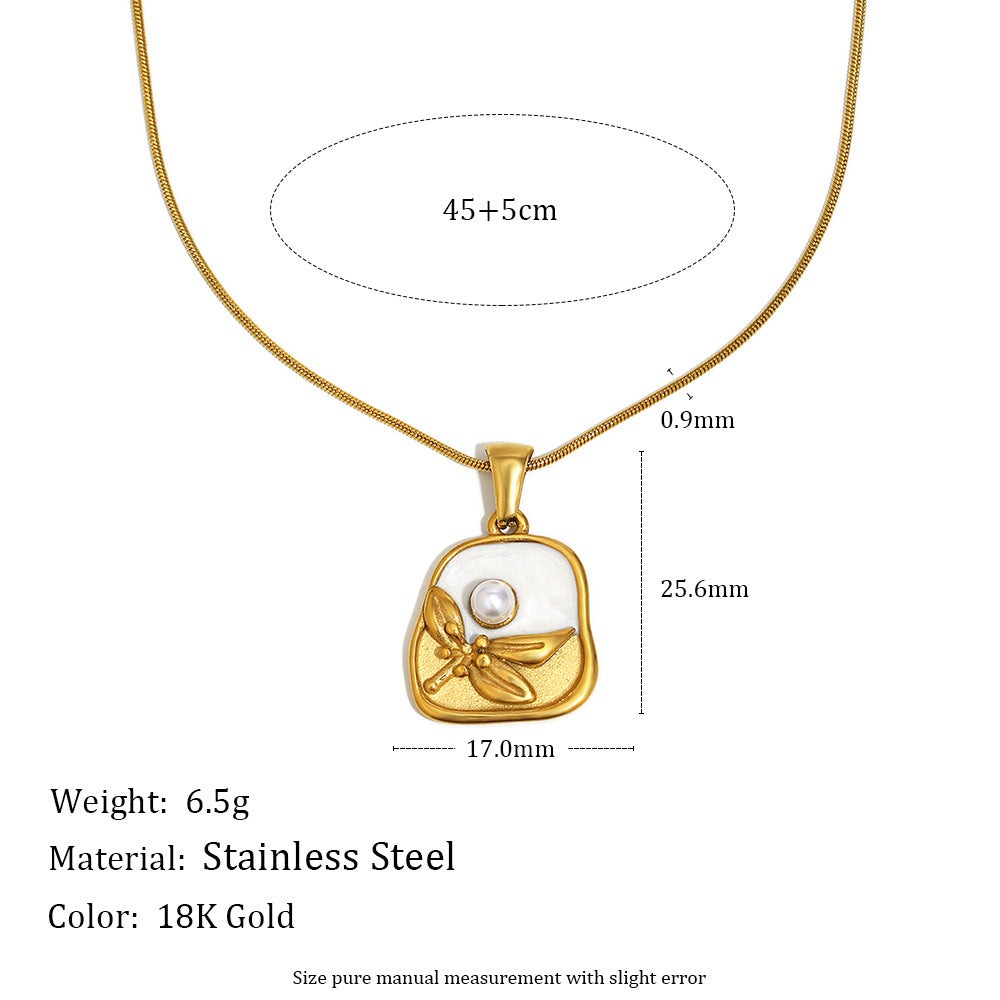 botanical pendant dimensions and 45 plus 5 cm chain length