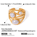 Stainless Steel Bracelet and Ring Collection with Clear Accents selection overview
