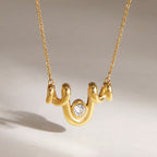 Close-up of the sculpted wave and central clear accent