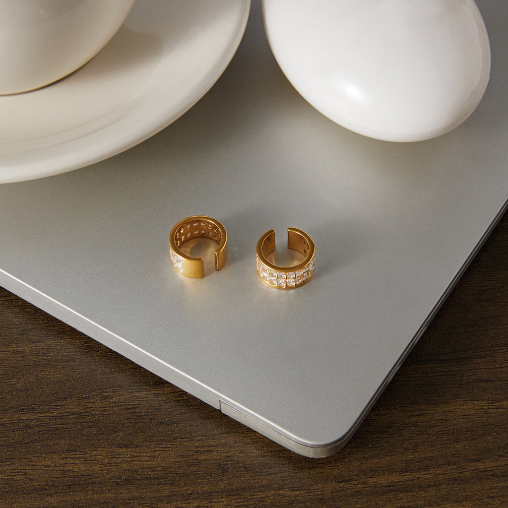 Open ear cuffs showing smooth inner surfaces