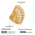 Radiating openwork fan ring dimensions
