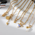 Pearl moon star heart and coin necklace assortment