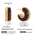 Brown resin hoop measurement and material chart