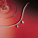 Stainless Steel Bracelet and Ring Collection with Clear Accents close-up view
