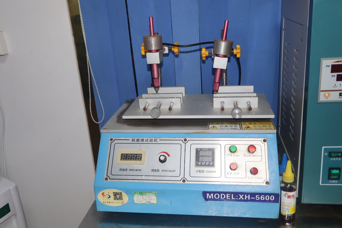 Jewelry abrasion resistance testing equipment
